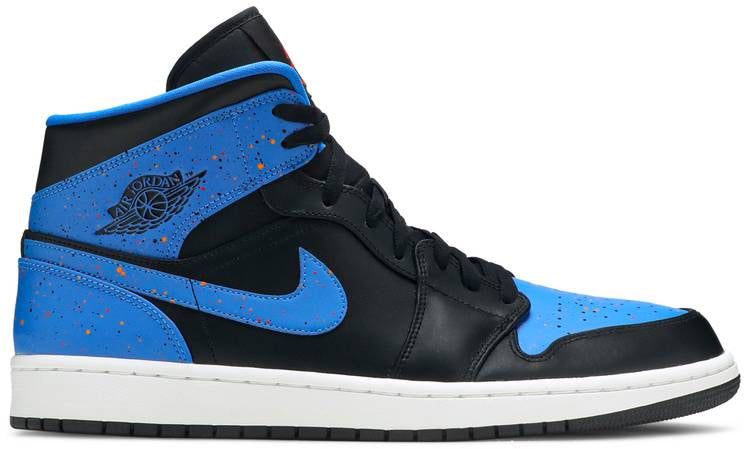 Air Jordan 1 Mid Royal Splatter