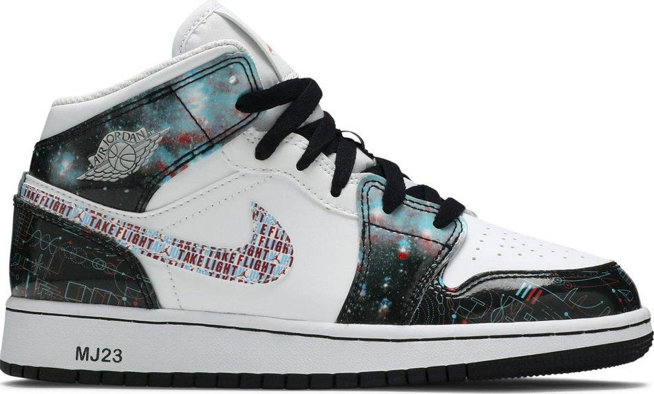 Air Jordan 1 Mid SE GS Take Flight