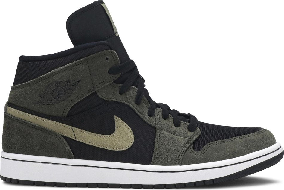 Wmns Air Jordan 1 Mid Olive