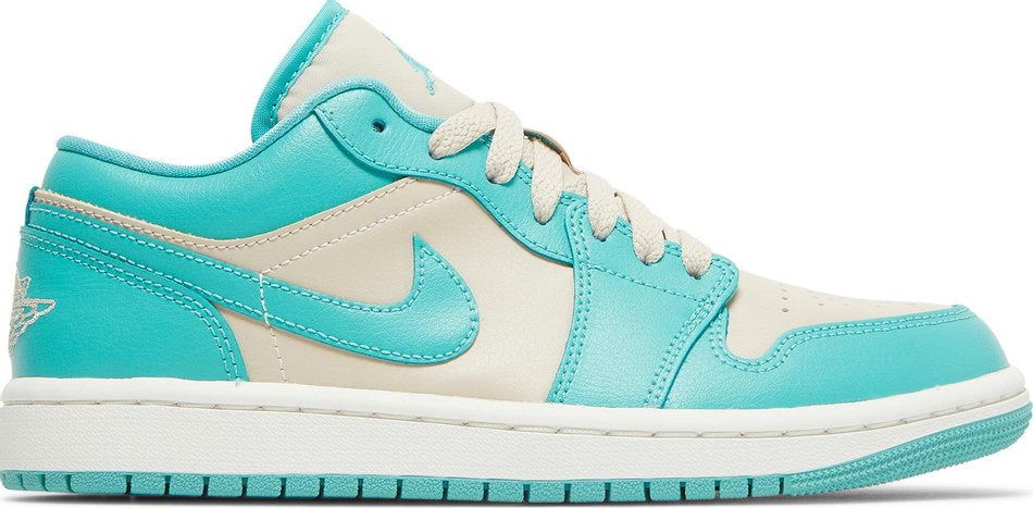 Air Jordan 1 Low Tropical Teal Sandy Beige