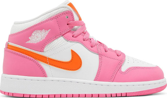 Air Jordan 1 Mid GS Pinksicle Orange