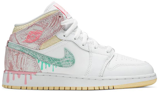 Air Jordan 1 Mid SE GS Ice Cream