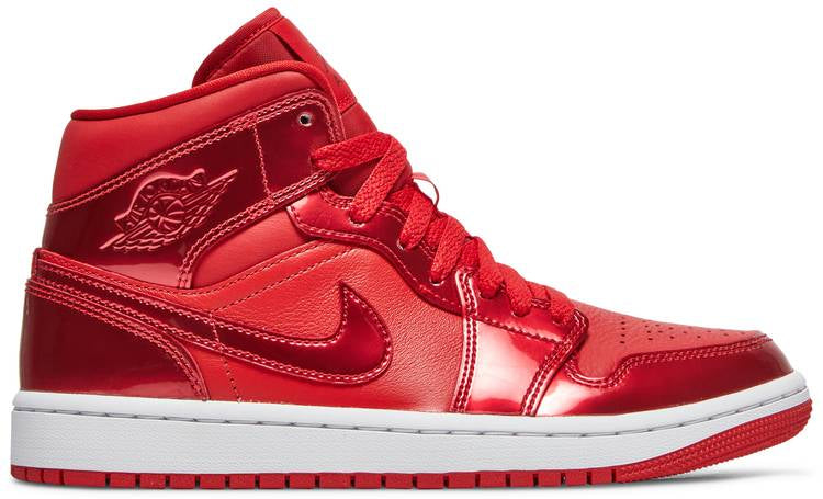 Wmns Air Jordan 1 Mid SE University Red Pomegranate