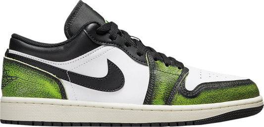 Air Jordan 1 Low SE Wear-Away - Electric Green